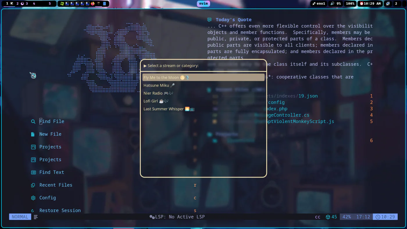 reeyuki dotfiles window